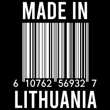 Artwork thumbnail, Made In Lithuania by RandomStuffShop