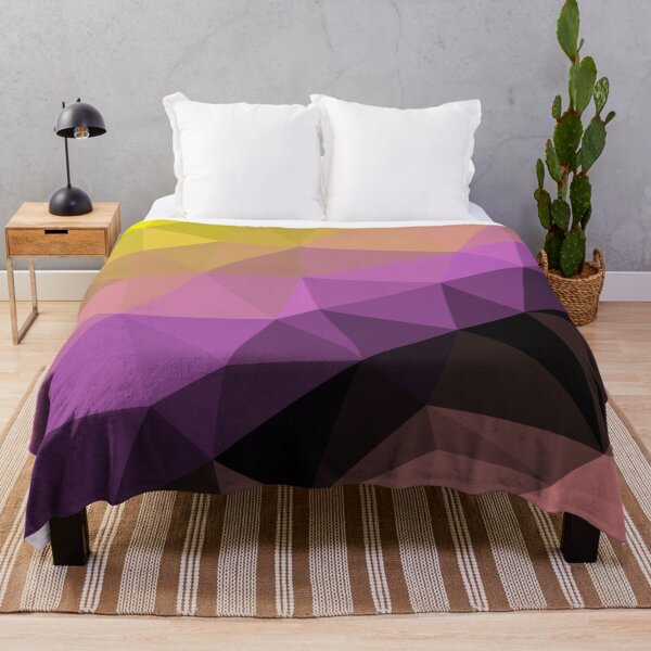 Item preview, Polygon Pattern - a colorful mix of colors in diagonal stripes designed and sold by ApArtPaintings.