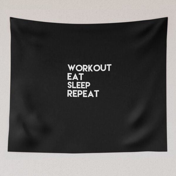 Item preview, Workout Eat Sleep Repeat  designed and sold by Danny Slebodnick.