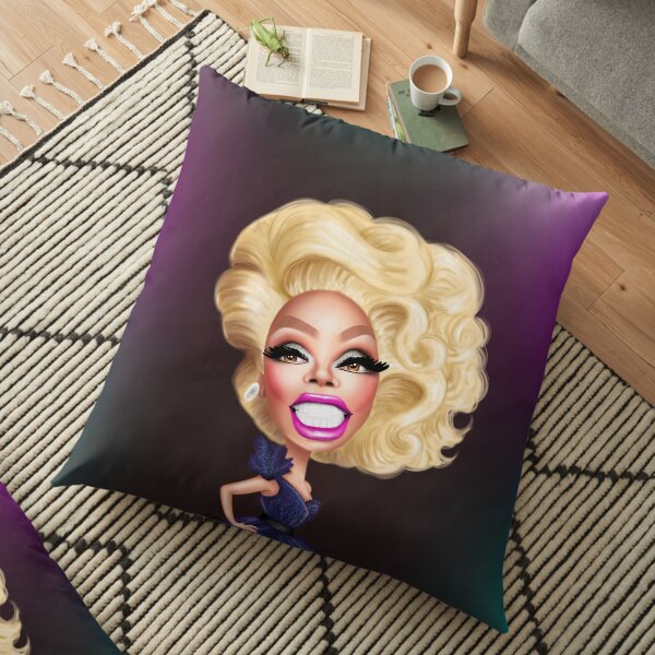 RuPal Caricature Portrait Floor Pillow