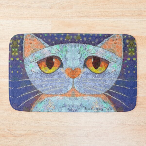 Item preview, WORRIED THE CAT designed and sold by Jean Gregory Evans.