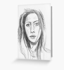 Pencil Sketch Greeting Card