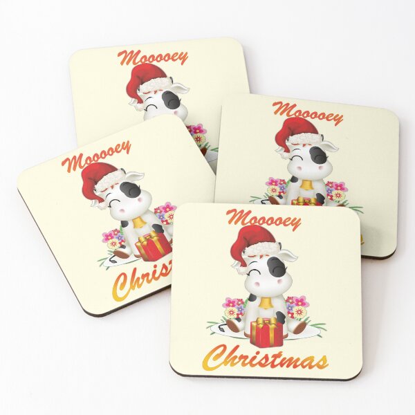 Item preview, Vacas Kawaii Christmas designed and sold by EvaWolf.