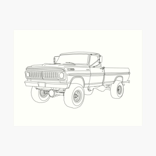 Ford Pick Up Truck Coloring Pages Coloring Pages Outline Sketch Drawing  Vector, Pickup Truck Drawing, Pickup Truck Outline, Pickup Truck Sketch PNG  and Vector with Transparent Background for Free Download