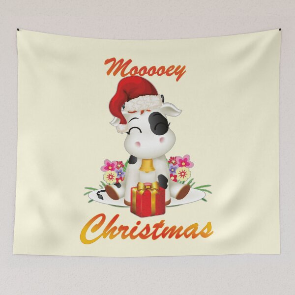 Item preview, Vacas Kawaii Christmas designed and sold by EvaWolf.