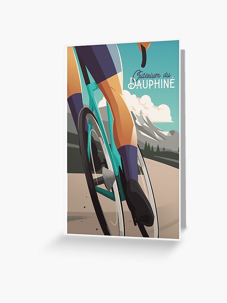 Critérium du Dauphiné Cycling Poster
