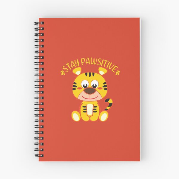 Item preview, Stay Pawsitive Kawaii tiger designed and sold by KawaiiPark.