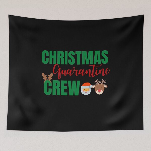 Item preview, Christmas Quarantine Crew with Santa and Rudolph the Reindeer designed and sold by ModkMerch.