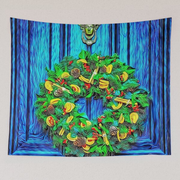 Item preview, Christmas Wreath with Lemons designed and sold by RitaMaye.