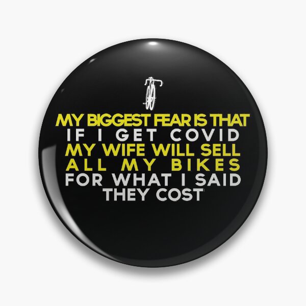 Item preview, Funny Cycling Covid-19 quote designed and sold by TinThor.