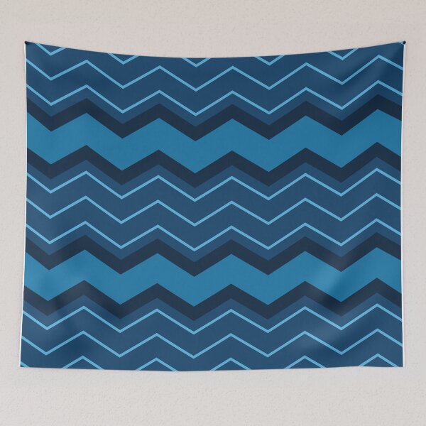 Item preview, Chevrons in Shades of Blue designed and sold by PSCSCo.