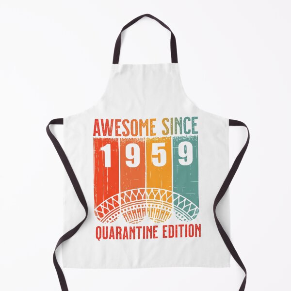 Item preview, Retro Awesome Since 1959 Birthday Age 61 in 2020 the Year of Quarantine designed and sold by Claudia Harbaugh.