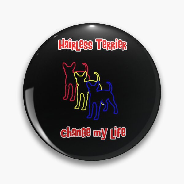 Item preview, American Hairless Terrier changed my life - Dog Art dogs Silhouette - pet designed and sold by Coolstuff4you71.
