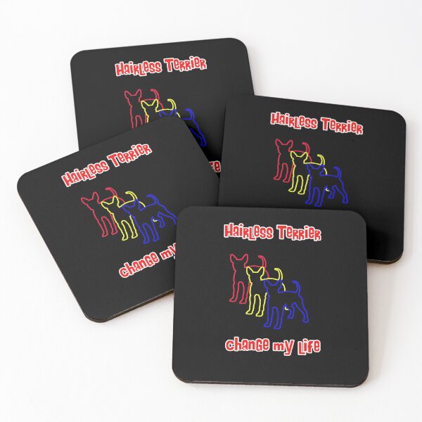 Item preview, American Hairless Terrier changed my life - Dog Art dogs Silhouette - pet designed and sold by Coolstuff4you71.