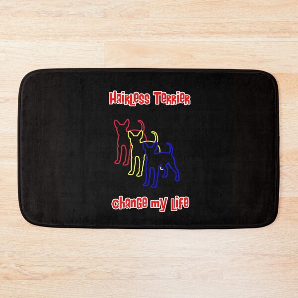 Item preview, American Hairless Terrier changed my life - Dog Art dogs Silhouette - pet designed and sold by Coolstuff4you71.