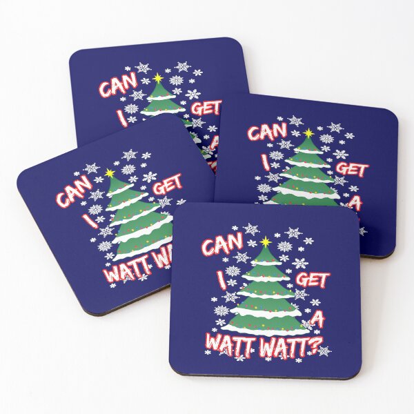 Item preview, Can I Get A Watt Watt? Funny Christmas Tree designed and sold by SharpThreadZ.