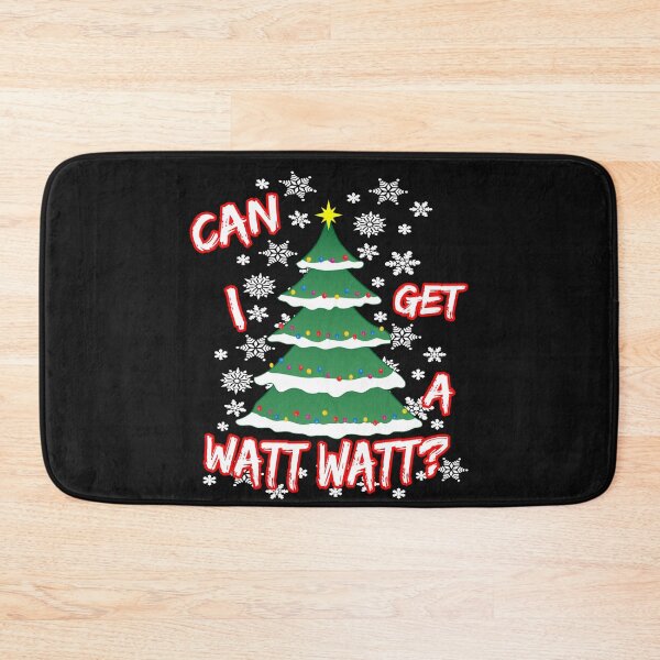 Item preview, Can I Get A Watt Watt? Funny Christmas Tree designed and sold by SharpThreadZ.