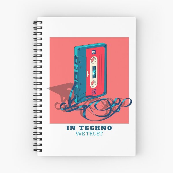 Item preview, In Techno We Trust Cassette Tape 90s Rave Music designed and sold by Sunny Collections.