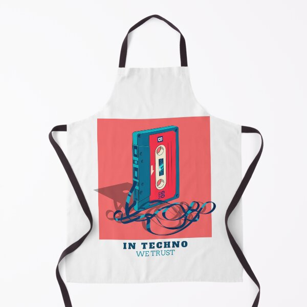 Item preview, In Techno We Trust Cassette Tape 90s Rave Music designed and sold by Sunny Collections.