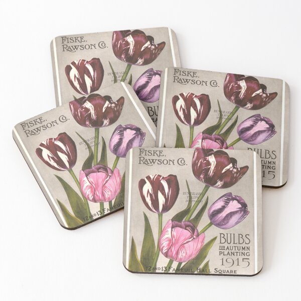 Item preview, Rembrandt tulips - Rawson Co. 1915 designed and sold by killies.