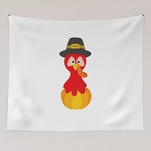 Item preview, Happy thanksgiving day. funny cartoon character thanksgiving turkey bird designed and sold by First Store.