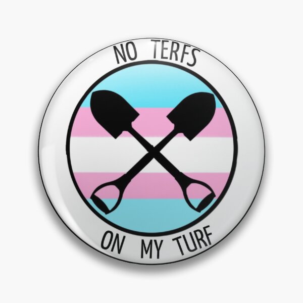 Item preview, Trans Pride -- "NO TERFS ON MY TURF" designed and sold by localcryptidboi.