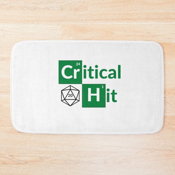 Item preview, DnD dungeons and dragons critical hit design designed and sold by AverageApparel.