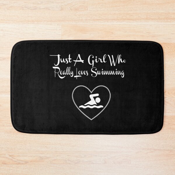 Item preview, GIRL WHO LOVES SWIMMING designed and sold by PRINTED ..