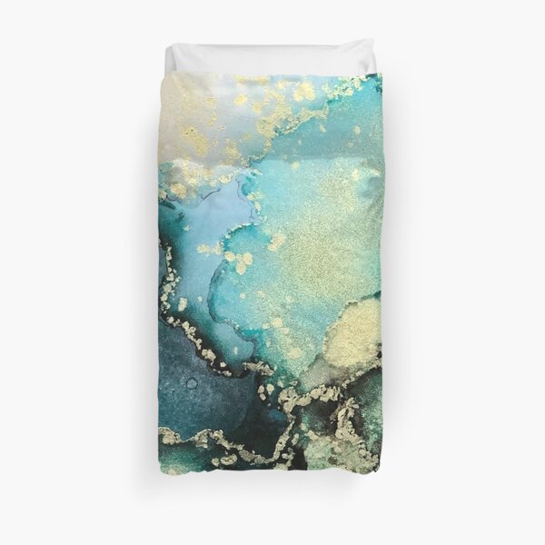 Emerald Escape Duvet Cover