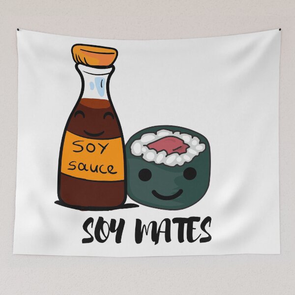 Item preview, Soy Mates - Pun designed and sold by Express YRSLF.