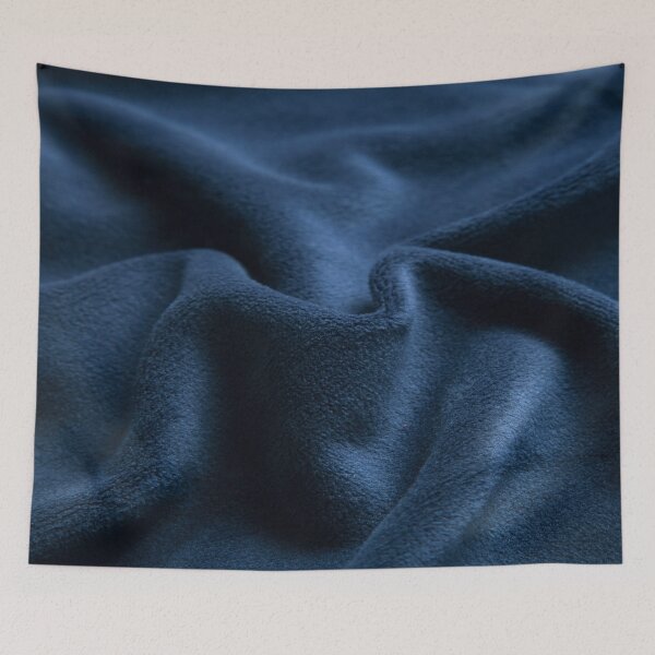 Item preview, Navy Blue / deep cyan-blue/deep azure Blanket designed and sold by halmarho.