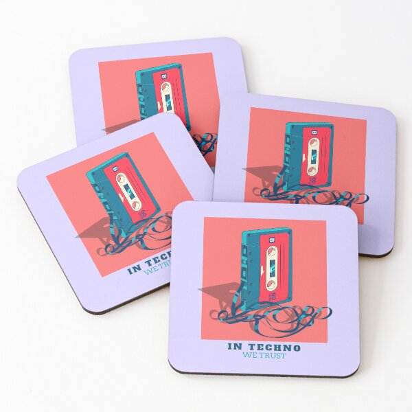 Item preview, In Techno We Trust Cassette Tape 90s Rave Music Lilac designed and sold by Sunny Collections.