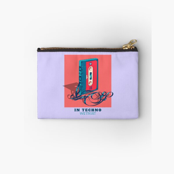 Item preview, In Techno We Trust Cassette Tape 90s Rave Music Lilac designed and sold by Sunny Collections.