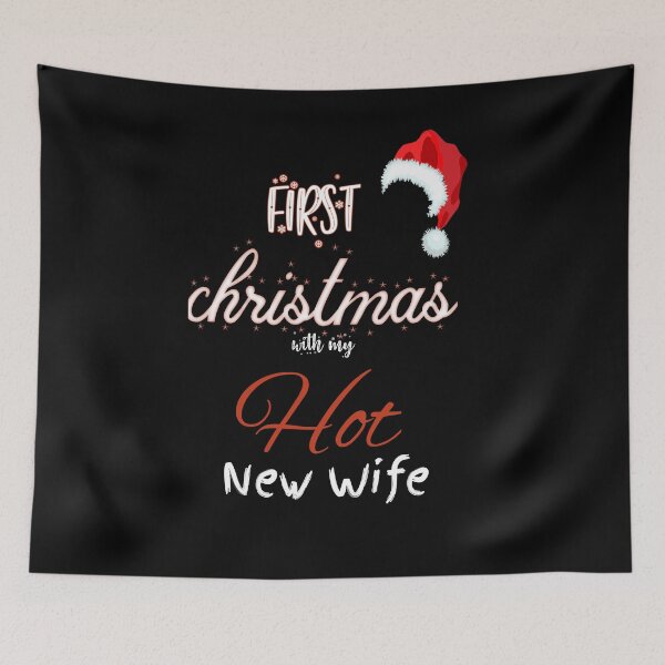 Item preview, First Christmas With My New Wife  , 2020 Santa Claus Funny Gift for Men and Women designed and sold by myrstyle.