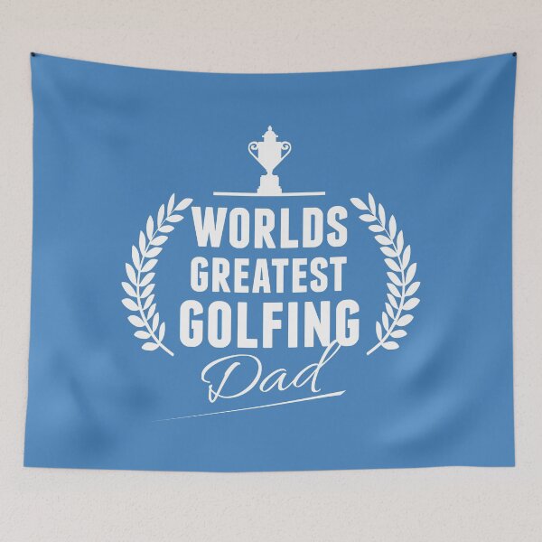 Item preview, Worlds Greatest Golfing Dad in a white font designed and sold by MY NEW ZEALAND.