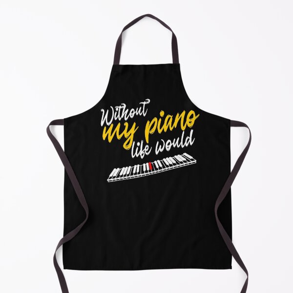 Item preview, Life without my piano would B flat, music pun for pianists, musicians, songwriters designed and sold by DeliriousSteve.