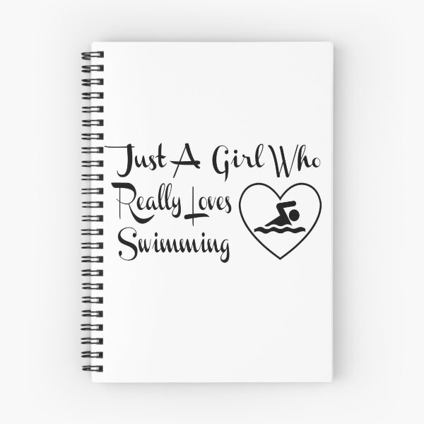 Item preview, GIRL WHO LOVES SWIMMING designed and sold by PRINTED ..