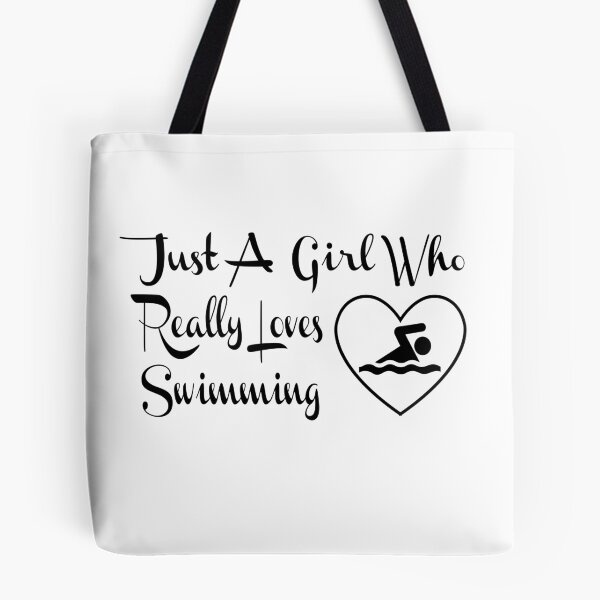 Item preview, GIRL WHO LOVES SWIMMING designed and sold by PRINTED ..
