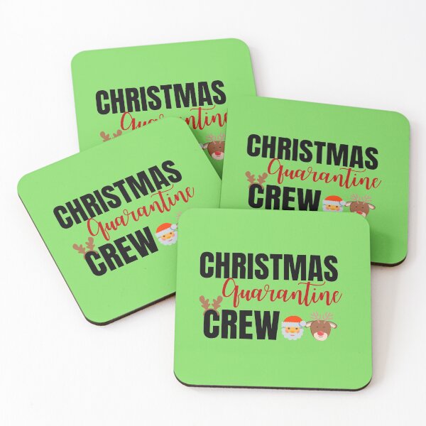 Item preview, Christmas in Quarantine Crew with Santa and Rudolph the Reindeer designed and sold by ModkMerch.