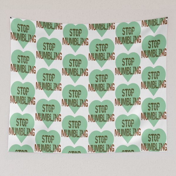 Item preview, Stop Mumbling Terracotta Green designed and sold by AndPeace702.