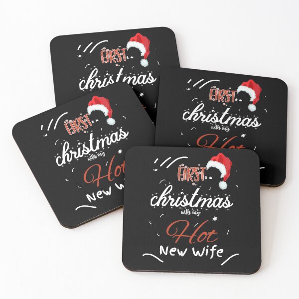 Item preview, First Christmas With My Hot New Wife  , 2020 Santa Claus Funny Gift for Men and Women designed and sold by myrstyle.