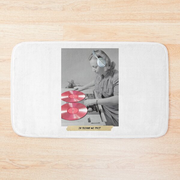 Item preview, In Techno We Trust 90s Rave Music Funny Vintage Photography designed and sold by Sunny Collections.