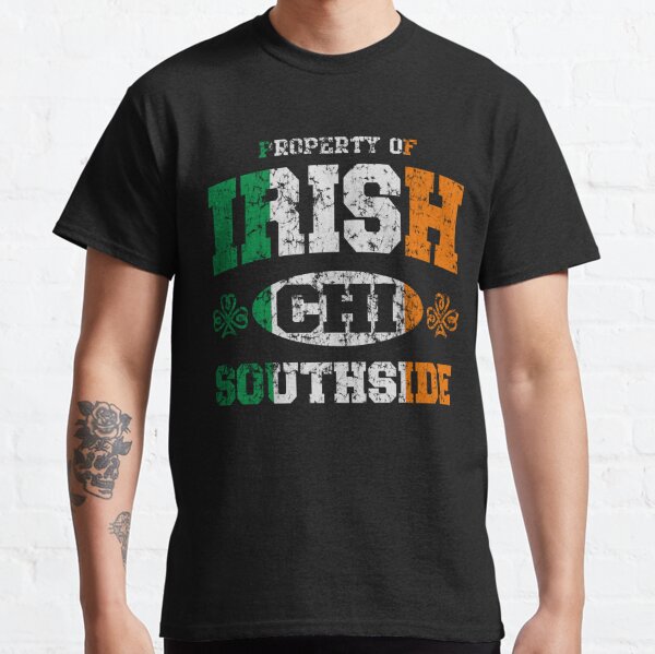  Vintage Chicago Southside Irish St Patrick's Day Men Women T- Shirt : Sports & Outdoors