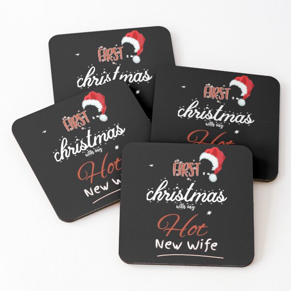 Item preview, First Christmas With My Hot New Wife  , 2020 Santa Claus Funny Gift for Men and Women designed and sold by myrstyle.