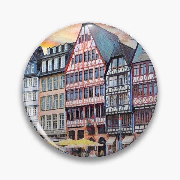 Item preview, Frankfurt streets designed and sold by AnnaAndVibes.