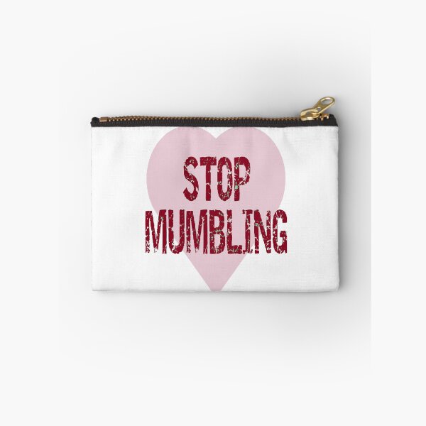 Item preview, Stop Mumbling Pink Red designed and sold by AndPeace702.