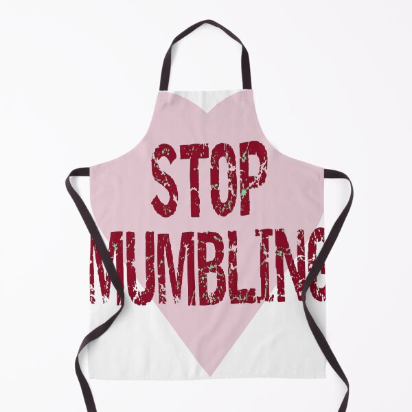Item preview, Stop Mumbling Pink Red designed and sold by AndPeace702.