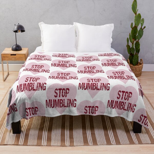 Item preview, Stop Mumbling Pink Red designed and sold by AndPeace702.