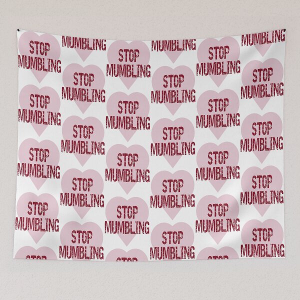 Item preview, Stop Mumbling Pink Red designed and sold by AndPeace702.
