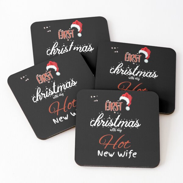 Item preview, First Christmas With My Hot New Wife  , 2020 Santa Claus Funny Gift for Men and Women designed and sold by myrstyle.